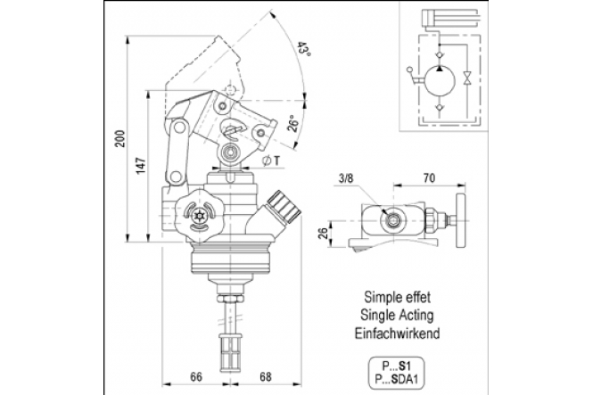 Hydraulická pumpa 15 ccm